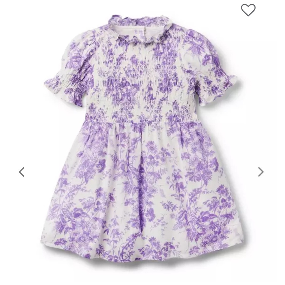 Janie and Jack Purple Floral Dress